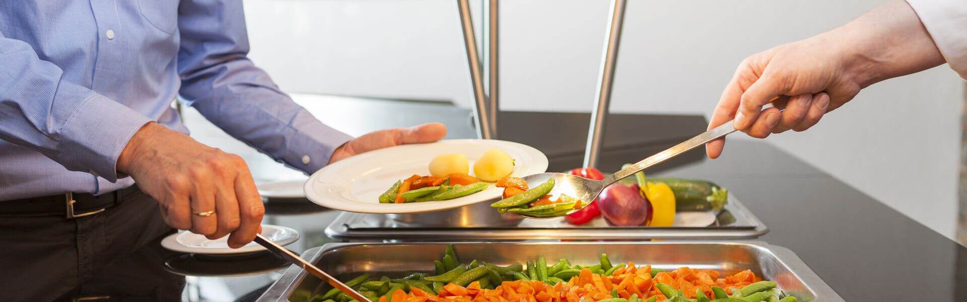 Haken für das Mittagessen bedeutet