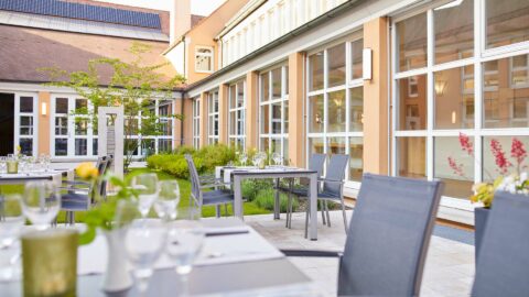Geschäftsreise Frühstück Terrassenhof Einzelzimmer Schmerlenbach